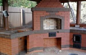 Rregullimi i një Barbecue me një kazan me tulla: vizatimet e muraturës së një Barbecue me një sobë me duart tuaja Barbecue me një sobë dhe rregullimi i furrës